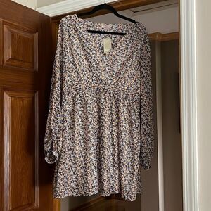 Floral Bohemian Dress with Sleeves!